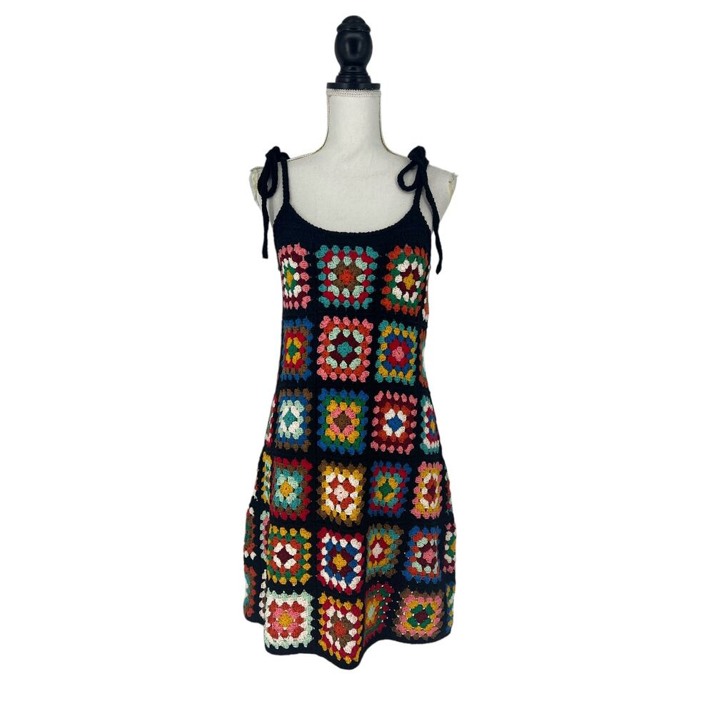 Alanui Positive Vibes Hand Crochet Dress - Picture 4 of 16